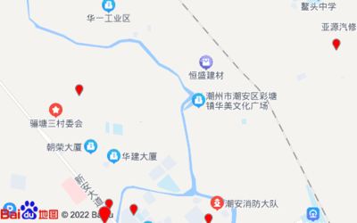 潮州便民地圖：潮安縣彩塘中學(xué)